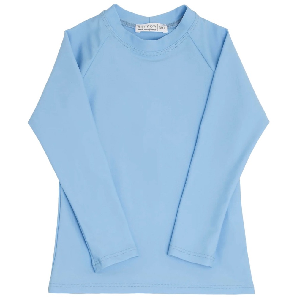 Minnow Light Blue Kids Swim Rashguard